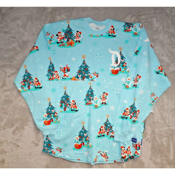 Disneyland Resort Christmas Spirit Jersey Holiday Mickey Mouse Size Small NWT - Picture 2 of 9